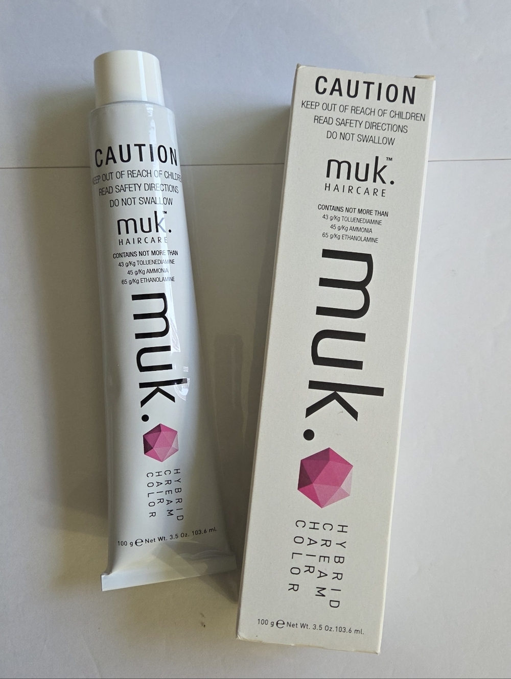 Muk. Haircare Hybrid Cream Hair Color- Light Copper Blonde.
